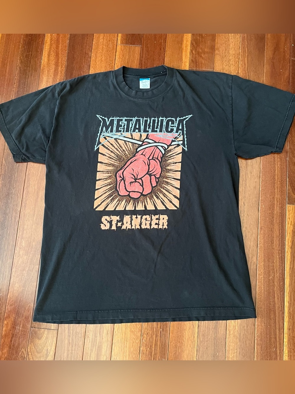 Vintage 2004 Metallica St. Anger Tour Pacific Sports Tag Shirt XL